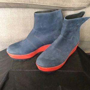 Camper Wedge Ankle Booties